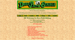 Desktop Screenshot of deerpathstable.com